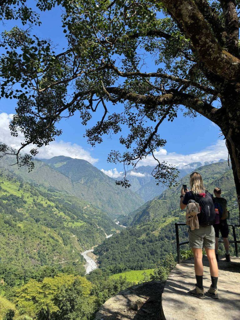 beautiful scenic view annapurna