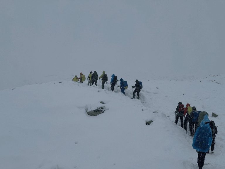 Moments during the Trek